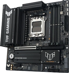 Материнская плата Asus TUF GAMING B850M-PLUS WIFI7 Socket AM5 AMD B850 4xDDR5 mATX AC`97 8ch(7.1) 2.5Gg RAID+HDMI+DP