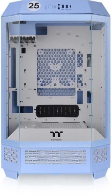 Корпус Thermaltake The Tower 300 Hydrangea голубой без БП mATX 8x120mm 6x140mm 2xUSB3.0 audio bott PSU
