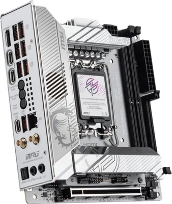 Материнская плата MSI MPG Z890I EDGE TI WIFI Soc-1851 Intel Z890 2xDDR5 mini-ITX AC`97 8ch(7.1) 5Gigabit RAID+HDMI