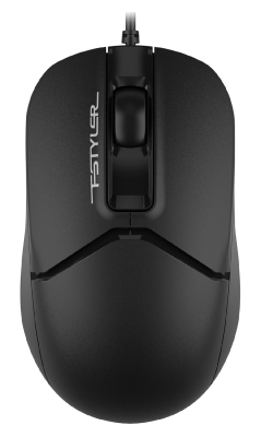 Мышь A4Tech Fstyler FM12 черный оптическая 1200dpi USB 3but (FM12 BLACK)