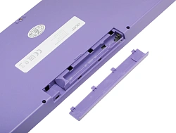Клавиатура + мышь Acer OCC205 клав:фиолетовый мышь:фиолетовый USB беспроводная slim Multimedia (ZL.ACCEE.00D)