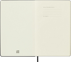 Блокнот Moleskine PROFESSIONAL PROPFNTB3HBK Large 130х210мм 240стр. линейка твердая обложка черный
