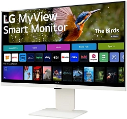 Монитор LG 31.5" MyView 32SR83U-W белый IPS LED 16:9 HDMI M/M матовая HAS 400cd 178гр/178гр 3840x2160 60Hz UHD USB 7.7кг