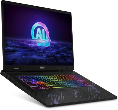 Ноутбук MSI Pulse 17 AI C1VEKG-088XRU Core Ultra 5 135H 16Gb SSD1Tb NVIDIA GeForce RTX4050 6Gb 17" IPS QHD+ (2560x1600) FreeDOS black WiFi BT Cam (9S7-17T311-088)
