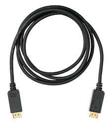 Кабель аудио-видео Buro V.1.2 DisplayPort (m)/DisplayPort (m) 2м. позолоч.конт. черный (BHP DPP_1.2-2)