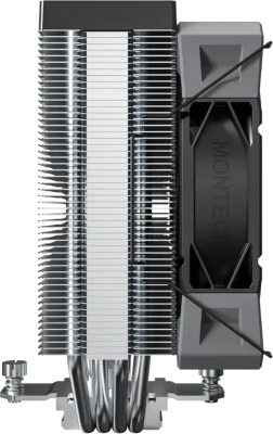 Устройство охлаждения(кулер) Montech NX400 Soc-AM5/AM4/1200/1700/1851 черный 4-pin 34.17dB Al+Cu 220W Ret (NX400BK)