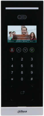 Видеопанель Dahua DHI-VTO6531H-S2 цветной сигнал цвет панели: черный