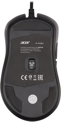 Мышь Acer OMW190 черный оптическая 6400dpi USB 6but (ZL.MCEEE.00T)