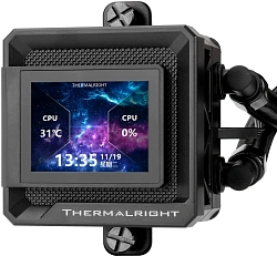 Система водяного охлаждения Thermalright Frozen Warframe SE 360 ARGB Soc-AM5/AM4/1151/1200/2066/2011/1700 черный 4-pin 29.8dB Al LCD Ret (F-WFRAME-SE-360-BL-ARGB)