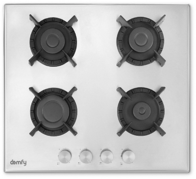 Газовая варочная поверхность Domfy DM6430GH IX серебристый