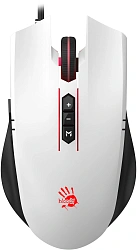 Мышь A4Tech Bloody ES7 белый оптическая 6000dpi USB 8but (ES7 PANDA WHITE)