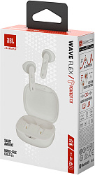 Гарнитура вкладыши JBL Wave Flex белый беспроводные bluetooth в ушной раковине (JBLWFLEXWHT)
