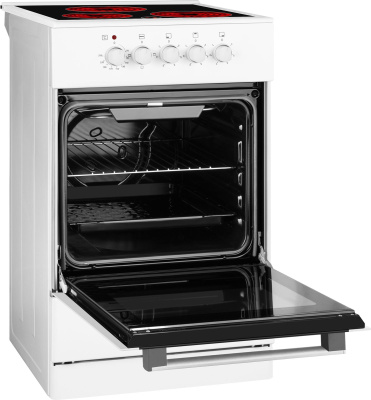 Плита Электрическая Weissgauff WES E2V05 W белый стеклокерамика (без крышки)