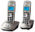Р/Телефон Dect Panasonic KX-TG2512RUN платиновый (труб. в компл.:2шт) АОН