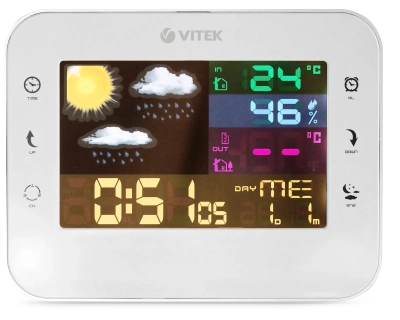 Погодная станция Vitek VT-6412 черный
