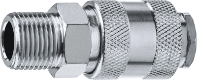 Переходник для пневмоинструмента Зубр 64911-3/8 серый