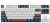 Клавиатура Acer OKW305 механическая белый USB Multimedia for gamer LED (ZL.KBDCC.01W)