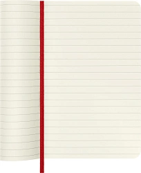 Блокнот Moleskine CLASSIC SOFT QP611F2 Pocket 90x140мм 192стр. линейка мягкая обложка красный