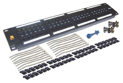 Патч-панель Lanmaster LAN-PPL48U5E 19" 2U 48xRJ45 кат.5E UTP