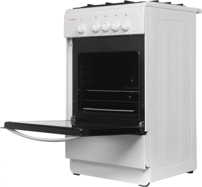 Плита Газовая Gefest ПГ 3200-08 К33 белый/черный (без крышки) реш.сталь