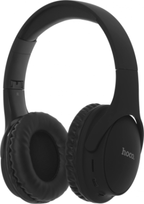 Гарнитура накладные Hoco Mighty W40 черный беспроводные bluetooth оголовье