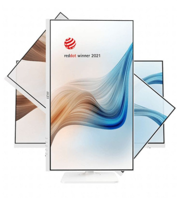 Монитор MSI 27" Modern MD272XPW белый IPS LED 1ms 16:9 HDMI M/M матовая HAS Piv 300cd 178гр/178гр 1920x1080 100Hz DP FHD USB 5.85кг