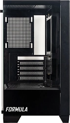 Корпус Formula Crystal Z1M черный без БП mATX 7x120mm 1xUSB2.0 1xUSB3.0 audio bott PSU