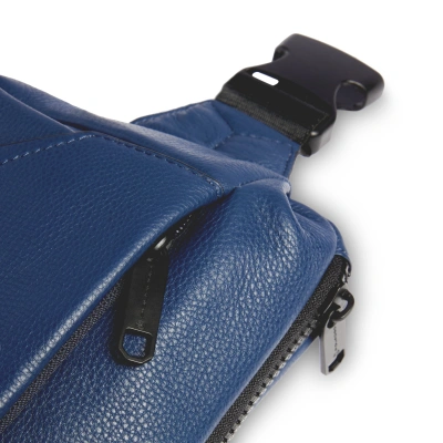 Сумка на пояс мужская Piquadro Than CA6617S135/BLU синий натур.кожа