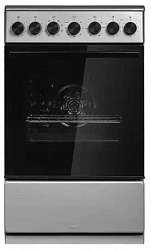 Плита Электрическая Midea MFO-M4E20T9E(SL) серебристый/черный стеклокерамика (без крышки)