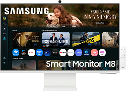 Монитор Samsung 32" S32FM803UIXCI белый VA LED 4ms 16:9 HDMI M/M матовая HAS Piv 3000:1 400cd 178гр/178гр 3840x2160 60Hz 4K USB 7кг