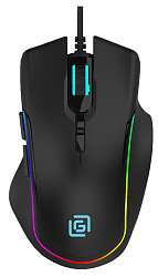 Мышь Оклик 729G LABYRINTH черный оптическая 6400dpi USB для ноутбука 7but (1465496)