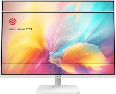 Монитор MSI 27" Modern MD272QXPW белый IPS LED 1ms 16:9 HDMI M/M матовая HAS Piv 400cd 178гр/178гр 2560x1440 100Hz DP Quad 2K (1440p) USB 5.85кг