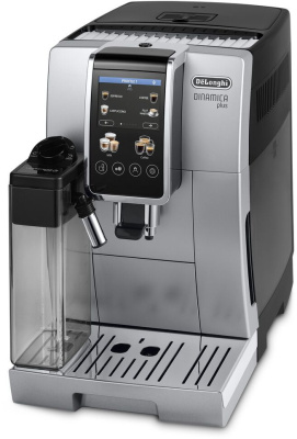 Кофемашина Delonghi Dinamica Plus ECAM380.85.SB 1450Вт серебристый/черный