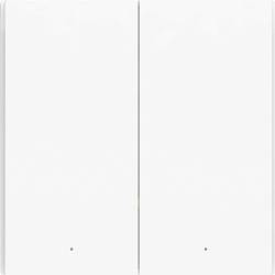 Умный выключатель Aqara Wireless Remote Switch H1 2-хкл. белый (WRS-R02)
