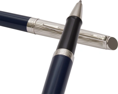 Ручка роллер Waterman Hemisphere L`Essence du Bleu (CW2166469) LaqBlue CT F черн. черн. подар.кор.