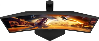 Монитор AOC 27" Gaming CQ27G4X черный VA LED 1ms 16:9 HDMI матовая HAS 4000:1 300cd 178гр/178гр 2560x1440 180Hz DP Quad 2K (1440p) 5.91кг