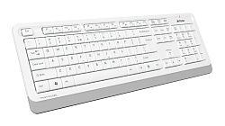 Клавиатура + мышь A4Tech Fstyler FG1010S клав:белый/серый мышь:белый/серый USB беспроводная Multimedia (FG1010S WHITE)