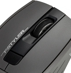 Мышь A4Tech Fstyler FG30S серый оптическая 2000dpi silent беспров. USB 6but (FG30S GREY)