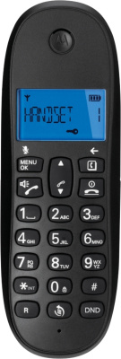 Р/Телефон Dect Motorola C1001СB+ черный АОН