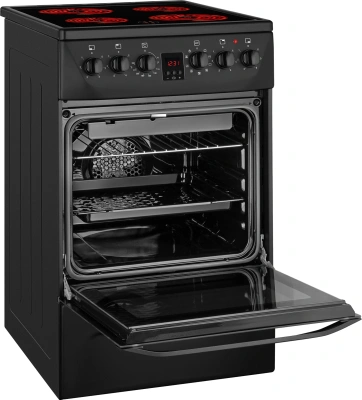 Плита Электрическая Weissgauff WES 2V16 BE Premium Line черный стеклокерамика (без крышки)