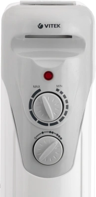 Радиатор масляный Vitek VT-1707 1000Вт белый