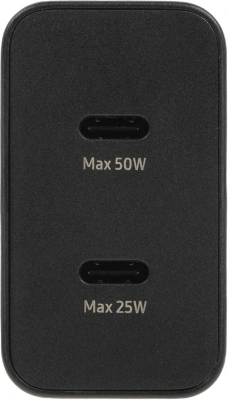 Сетевое зар./устр. Samsung EP-T5020X 50W 3A (PD) 2xUSB type-C для Samsung черный (EP-T5020XBEGEU)