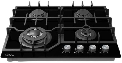Газовая варочная поверхность Midea MG643TGB черный