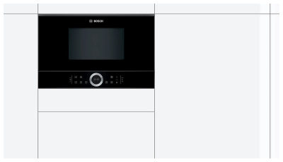 Микроволновая печь Bosch BFL634GB1 21л. 900Вт черный (встраиваемая)
