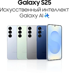 Смартфон Samsung SM-S931B Galaxy S25 512Gb 12Gb серый моноблок 3G 4G 2Sim 6.2" 1080x2340 Android 15 50Mpix 802.11 a/b/g/n/ac/ax/be NFC GPS GSM900/1800 GSM1900 Protect