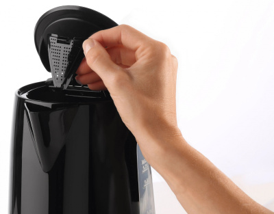 Чайник электрический Gorenje K17BK 1.7л. 2200Вт черный/серебристый корпус: металл/пластик