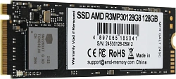 Накопитель SSD AMD PCIe 3.0 x4 128GB R3MP30128G8 Radeon M.2 2280