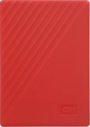 Жесткий диск WD USB3.2 Gen1 4TB WDBPKJ0040BRD-WESN My Passport 2.5" красный