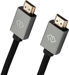 Кабель аудио-видео Digma HDMI (m)/HDMI (m) 2м. феррит.кольца позолоч.конт. черный (D-HDMI-2FF-V2.0-2M)
