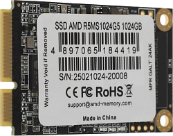 Накопитель SSD AMD SATA 1TB R5MS1024G5 Radeon R5 mSATA